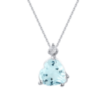 Collana Demetra Bears Acquamarina Cuore