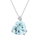 Collana Demetra Bears Acquamarina Cuore