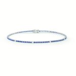 Bracciale Tennis Bliss Marron Glace Zaffiri - immagine 2