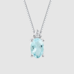 Collana Demetra Bears Acquamarina