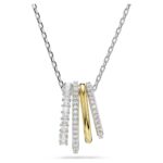 Collana Swarovski Hyperbola Twist Pendente Bicolore