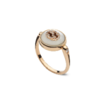 Anello Gucci Interlocking G Con madreperla e Diamanti - immagine 4