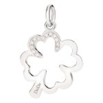 Ciondolo Dodo Quadrifoglio Silhouette