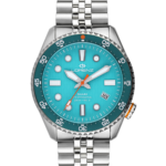 Orologio Lorenz Shark 5 Professional Diver Turchese