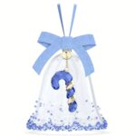 Cristallo Swarovski Decorazione Campanella Holiday Cheers Blu