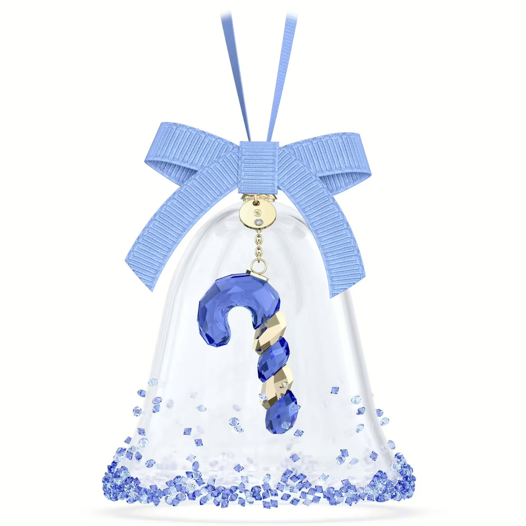 37474 Cristallo Swarovski Decorazione Campanella Holiday Cheers Blu - immagine 1