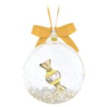 Cristallo Swarovski Decorazione Pallina Holiday Cheers Dulcis Gialla - immagine 3