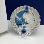 Portafoto Swarovski Fiore Blu