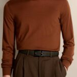 Cintura Montblanc Nera con Fibbia Rettangolare - immagine 2