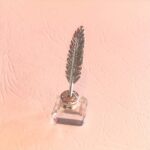 Cristallo Swarovski Penna e Calamaio Crystal Memories