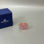 Ornamento Swarovski Maialino Fortunato Rosa