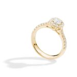 Anello Recarlo Anniversary Halo Oro Giallo