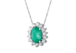 Collana Demetra Phoebe Smeraldo Diamanti - immagine 2