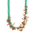 Collana Nivy Adriel Corallo e Pietre