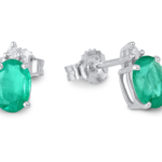 Orecchini Demetra Smeraldo Diamanti