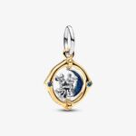 Charm Pandora Disney, Pendente Mickey Mouse e Minnie sulla Luna