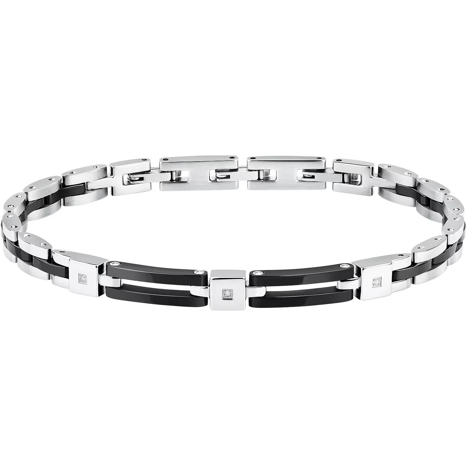 42898 Bracciale Sector Ceramic Nero Diamanti - immagine 1