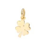 Ciondolo Dodo Quadrifoglio Oro Giallo