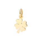 Ciondolo Dodo Quadrifoglio Oro Giallo - immagine 2