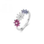 Anello Rosato Gaia Fiori
