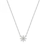 Collana Rosato Gaia Fiori Corta