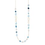 Collana Nivy Denia Acquamarina e Perle