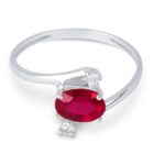 Anello Demetra Rubino Diamanti