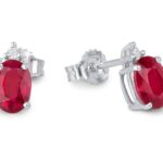 Orecchini Demetra Rubini Diamanti