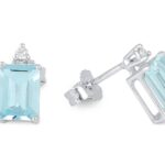 Orecchini Demetra Acquamarina Diamanti