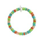 Bracciale Dodo Rondelle Argento e Plastica riciclata