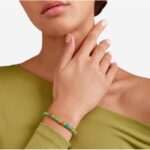 Bracciale Dodo Rondelle Argento e Plastica riciclata - immagine 2