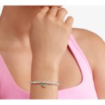 Ciondolo Dodo Rana Oro Rosa Zaffiri e Smalto - immagine 2