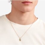 Ciondolo Dodo Rana Oro Rosa Zaffiri e Smalto - immagine 3