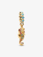 Charm Pandora Cavalluccio Marino Pendente Placcatura Oro 14k - immagine 2