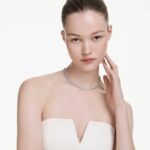 Collana Swarovski Tennis Una Angelic All Around Blu - immagine 4