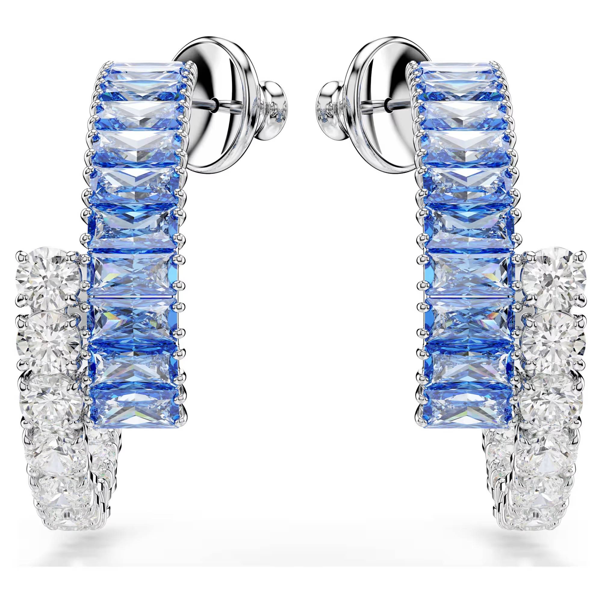 46726 Orecchini Swarovski Matrix a Cerchio Blu - immagine 1