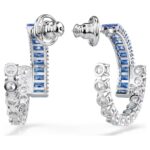 Orecchini Swarovski Matrix a Cerchio Blu - immagine 3