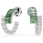 Orecchini Swarovski Matrix a Cerchio Verde