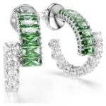 Orecchini Swarovski Matrix a Cerchio Verde - immagine 3