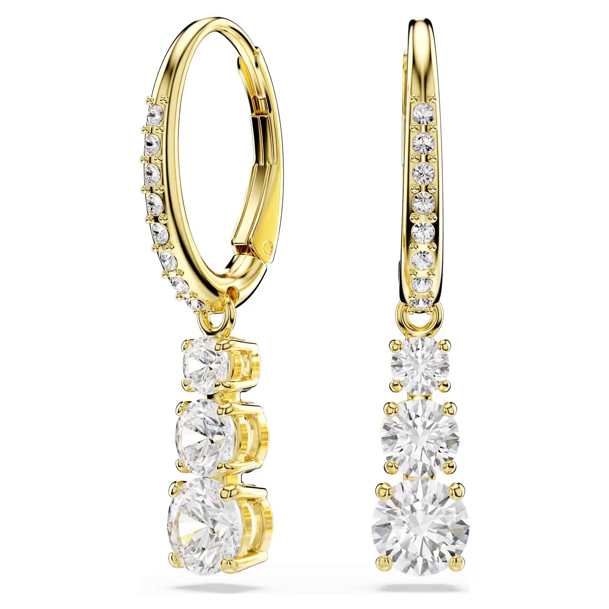 46791 Orecchini Swarovski Stilla Attract Trilogy Round - immagine 1