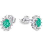 Orecchini Demetra Smeraldo Diamanti