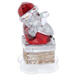 Cristallo Swarovski Babbo Natale Nel Camino Holiday Cheers - immagine 2