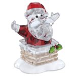 Cristallo Swarovski Babbo Natale Nel Camino Holiday Cheers - immagine 3