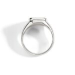 Anello Dodo Sigillo Argento e Diamante - immagine 3