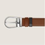 Cintura Montblanc Reversibile Fulvo con fibbia a ferro di cavallo - immagine 3
