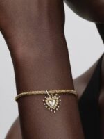 Charm Pandora Cuore Luminoso Doppio Pendente - immagine 2