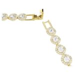 Set Collana Bracciale e Orecchini Swarovski Angelic Dorato - immagine 3