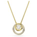 Collana Swarovski Hyperbola Pendente Dorato