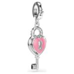 Charm Swarovski Idyllia Cuore con Chiave - immagine 3