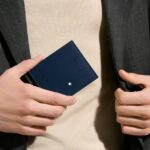 Porta Carte Montblanc Meisterstück 6 cc Blu Nero - immagine 3